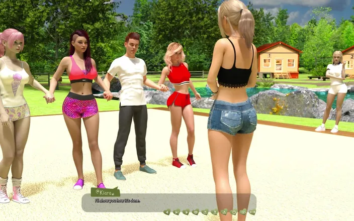 3D cartoon porn: Helping the Hotties 35: Eve Rubbing Her Pussy in the Shower