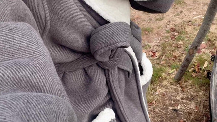 Thumbnail of Hana Sexy Walk From Bedroom to Garden Make Her Flood