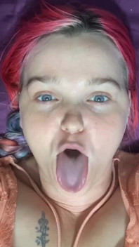 Long Tongue Swirling, Licking, Sucking at You