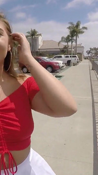Curvy Amateur Brunette Does First Porn