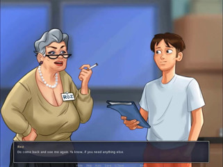 Cartoon Play: Summertime saga part 149 - fuck stepgrandmother doggy style