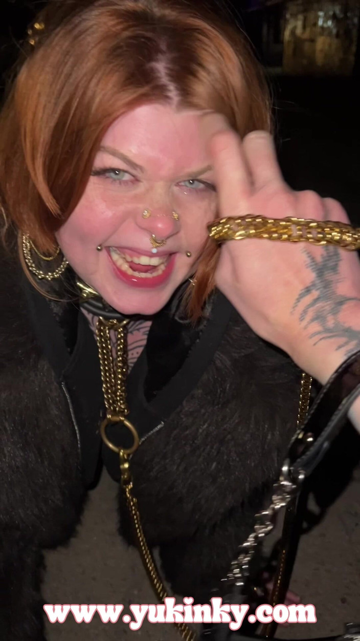 yukinky: She Makes Me Her Pup on a Leash in Berlin