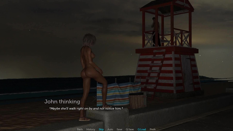 Dirty GamesXxX: 타코: 해변에서 알몸으로 걷는 아내를 감히 하는 남편 - 에피소드 102