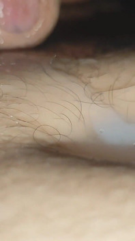 Massive Straight Cum in the Navel Hole!
