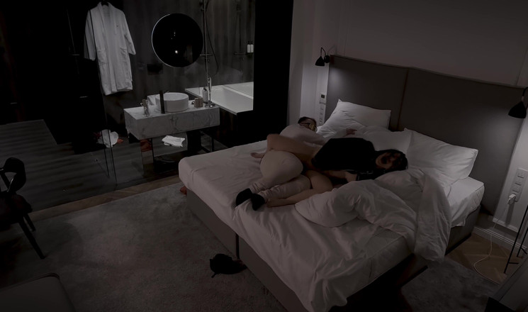 DedeDeville: Horny Stepmom Shares Bed, in Hotel with Stepson After Party...