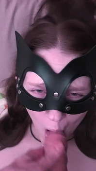 Minx Wants Rough Deep Throat While Gagging on a Big Dick Gets Huge Load of Cum to Fill Her Mouth