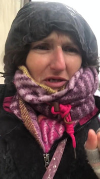 Flashing My Tit with Rock Hard Nip in Fucking Filthy Weather