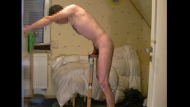 Mark Hannes: Domowe stoisko masturbacja wibratora do ciała