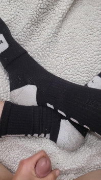 Cum on Nike Elite Socks