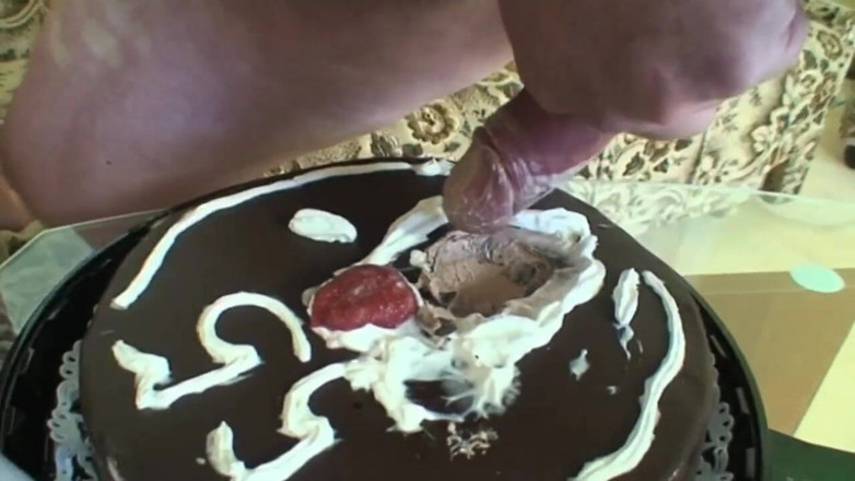 Old and young sex: For his birthday the gentleman gets a gift of a...