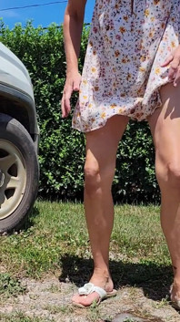 Summer Dress Piss Slut