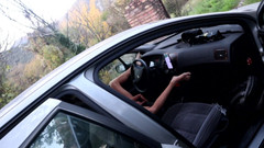 Magia Rosa: Masturbacja w moim samochodzie w przestrzeni publicznej