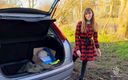 Anne-Eden: Sex pervers în portbagaj într-o mașină blocată!!