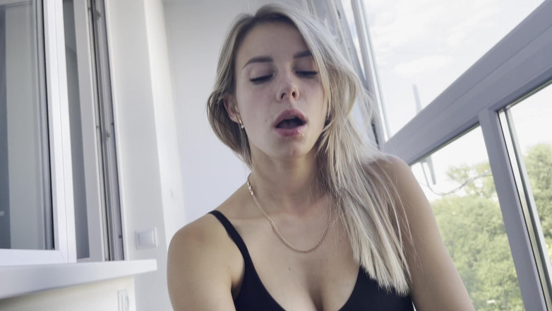 Vik1one: The beauty really missed my big dick, gently took it...