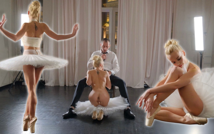 Beekeeper: 芭蕾舞体操运动员在舞台上用一根大鸡巴做爱