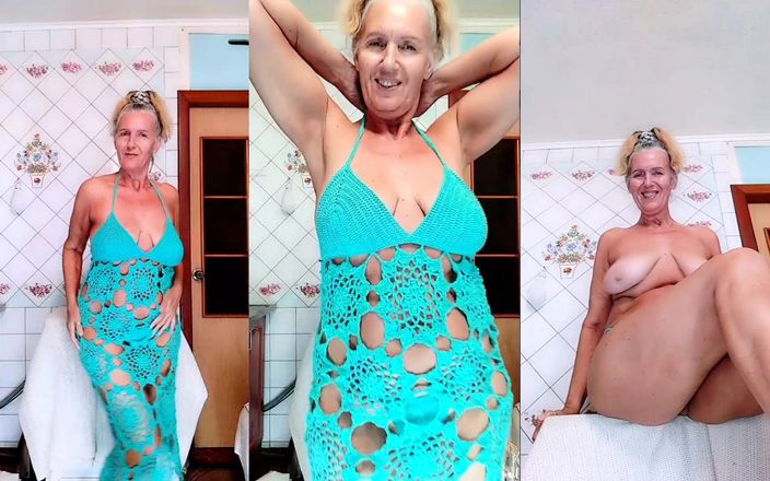 Lukerya: Striptease divertido de una ama de casa caliente en la...