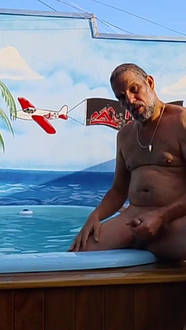 Aidocarmona Enjoying a Pool Wanting to Fuck an Ass (Carmona's father)