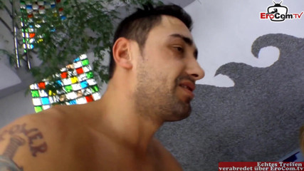 EroCom: Anal threesome with a busty blonde slut with double penetration