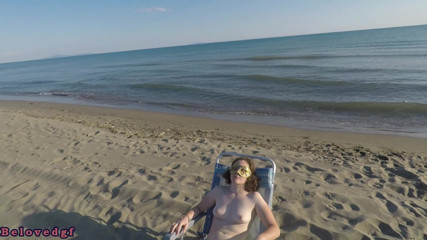 Belovedgf: Pissing on the beach