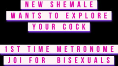 AUDIO ONLY - Young 18 yr old shemale explores sexuality with you JOI CEI thumbnail