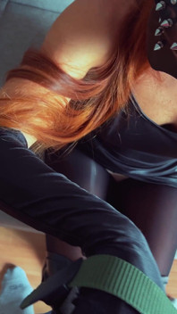 Goddess in Shiny Pantyhose and Leather Boots Drains You on Her Heels