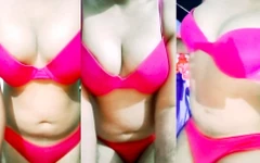 Indian Gay Crossdresser Gaurisissy XXX Sex in Pink Honeymoon Lingerie