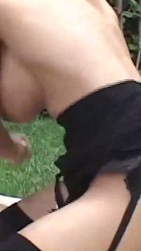 Old & Young Moist Couch Fun with Alyssa Dior and Her Loose Big Natural Tits.