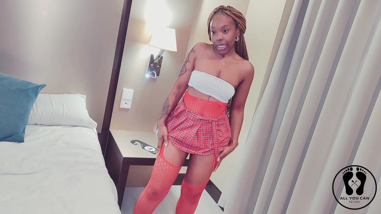 All You Can Fetish: Model ebony baru menggoda gratis untuk ide vid kustom Anda