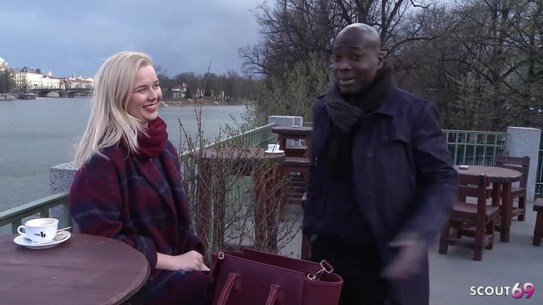 Full porn collection: Blonde MILF Nikky Gets Her Ass Fucked by Black Guys...