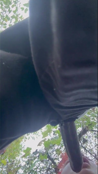 Red Head Queen of Spades Sucking 11 Inch Black Pipe