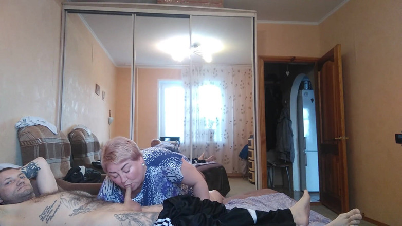 Zona901: Schwiegermutter macht einen blowjob und dann sex in verschiedenen positionen 1