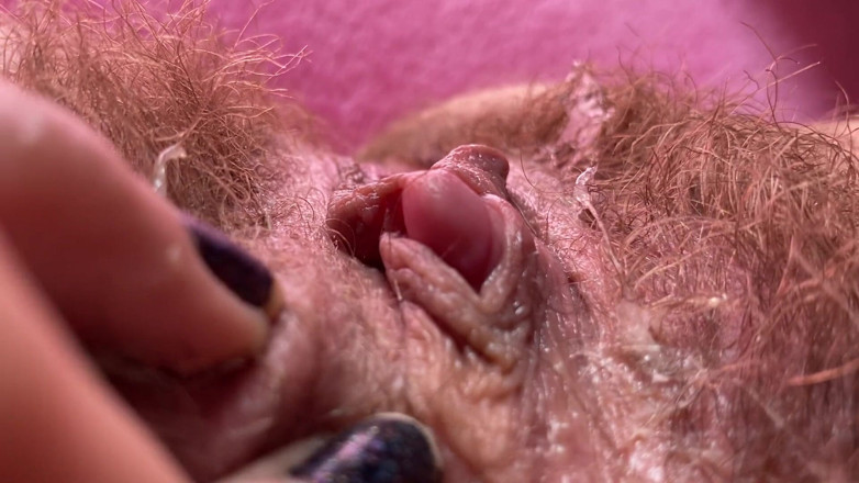 Cuteblonde666: เสียงหีเปียกใกล้ๆ หีขนดกเม็ดแตดใหญ่