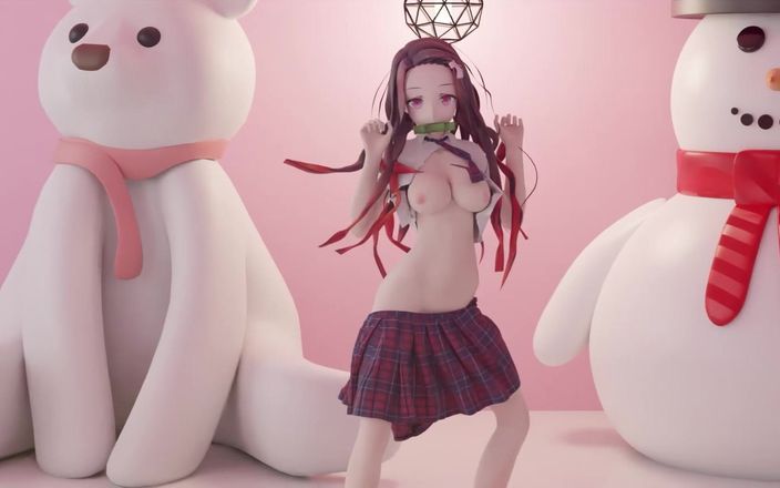 Mmd anime girls: Mmd R-18 动漫女孩性感舞蹈剪辑 122