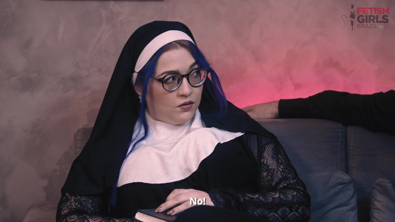 Fetish Girls Brazil: Nunna Madalena Tar en fin spermasprut inuti hennes röv, mycket...