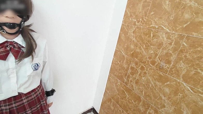 Asian bondage: Tie My Girlfriend Wearing a Wig to the Wall and...