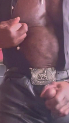 Black mature kinky muscle: Paja Y Sesión De Descarga De BBC En Cuero