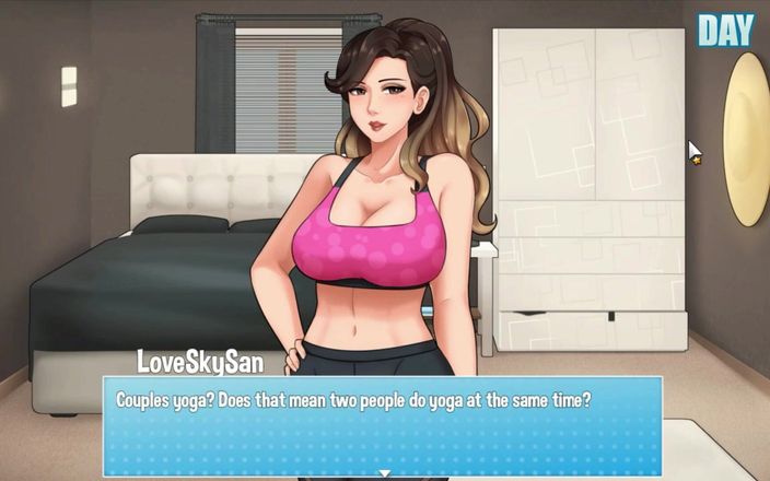 LoveSkySan69: 家事 - ベータ0.6.1パート12ヨガ熟女ワークアウトLoveskysanによる