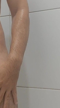 Straight Young Man's Bath and Masturbation.