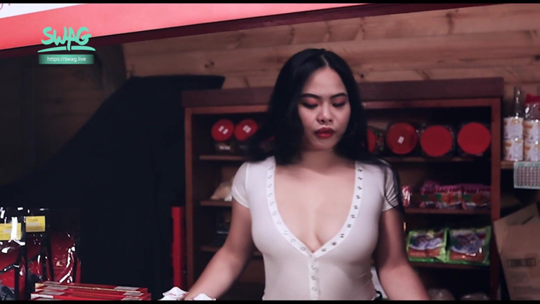 SWAG.live: Horny Fat Store Clerk Lets Customer Fuck Her Hard.