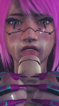 Cyperi piliç yeni yükseltmelerini test ediyor | Cyberpunk Hentai