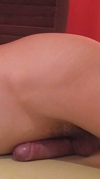 Guy Gets an Erection and Ejaculates During a Nude Workout Session After Two Weeks of Sexual Abstinence