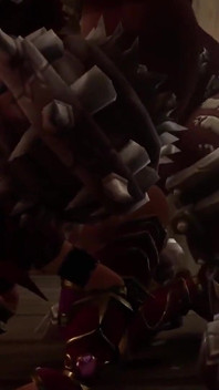นางเอลฟ์ผมแดงโดนขุนพลออร์คกระแทกยับ: Warcraft Parody