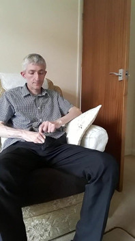 Masturbating on the Sofa
