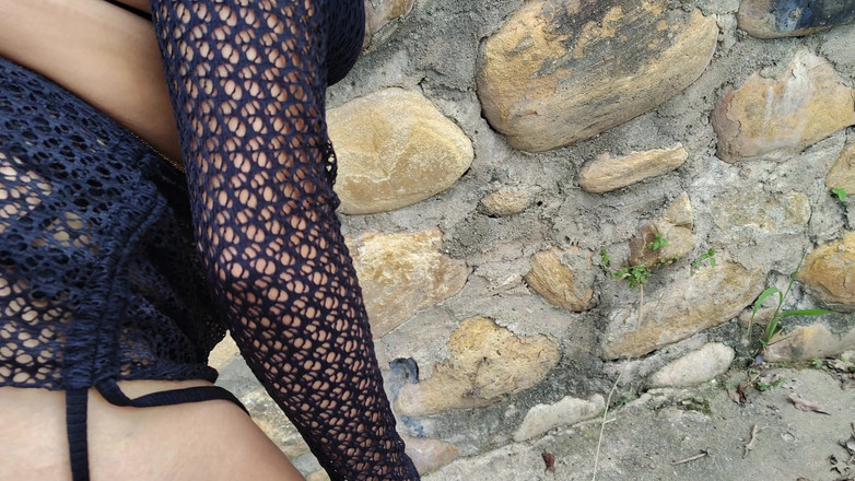 AngyAmazon: Šukání na veřejnosti venku ve stoje sexu zezadu s mým...