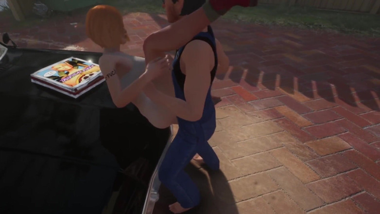 Wraith ward: Ragazza scopata su un impala sinuosa: porno 3d