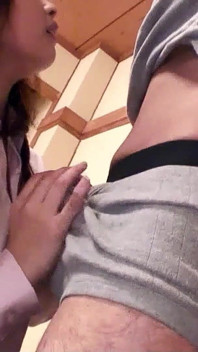 Candid Japan secretary teen seduces boss at work uncensored