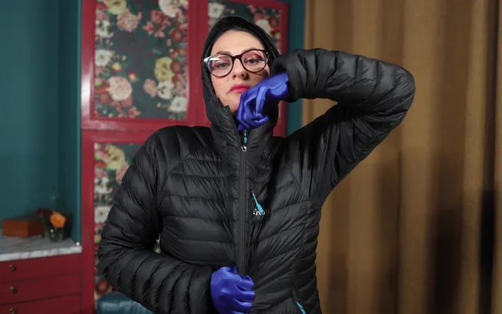 Countess diamond: Spandex Down Jacket Double Encasement