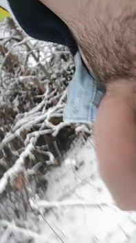 Peeing in Snow Land- Snow Everywhere