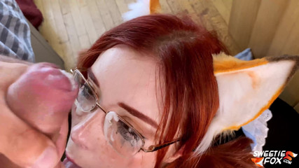 Sweetie Fox: Muie profundă neglijentă de la Sweetie Fox în uniformă de facultate -...