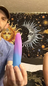 6 palcový silikonový fantasy dildo s rozbalováním sací kalhotkou a masturbací